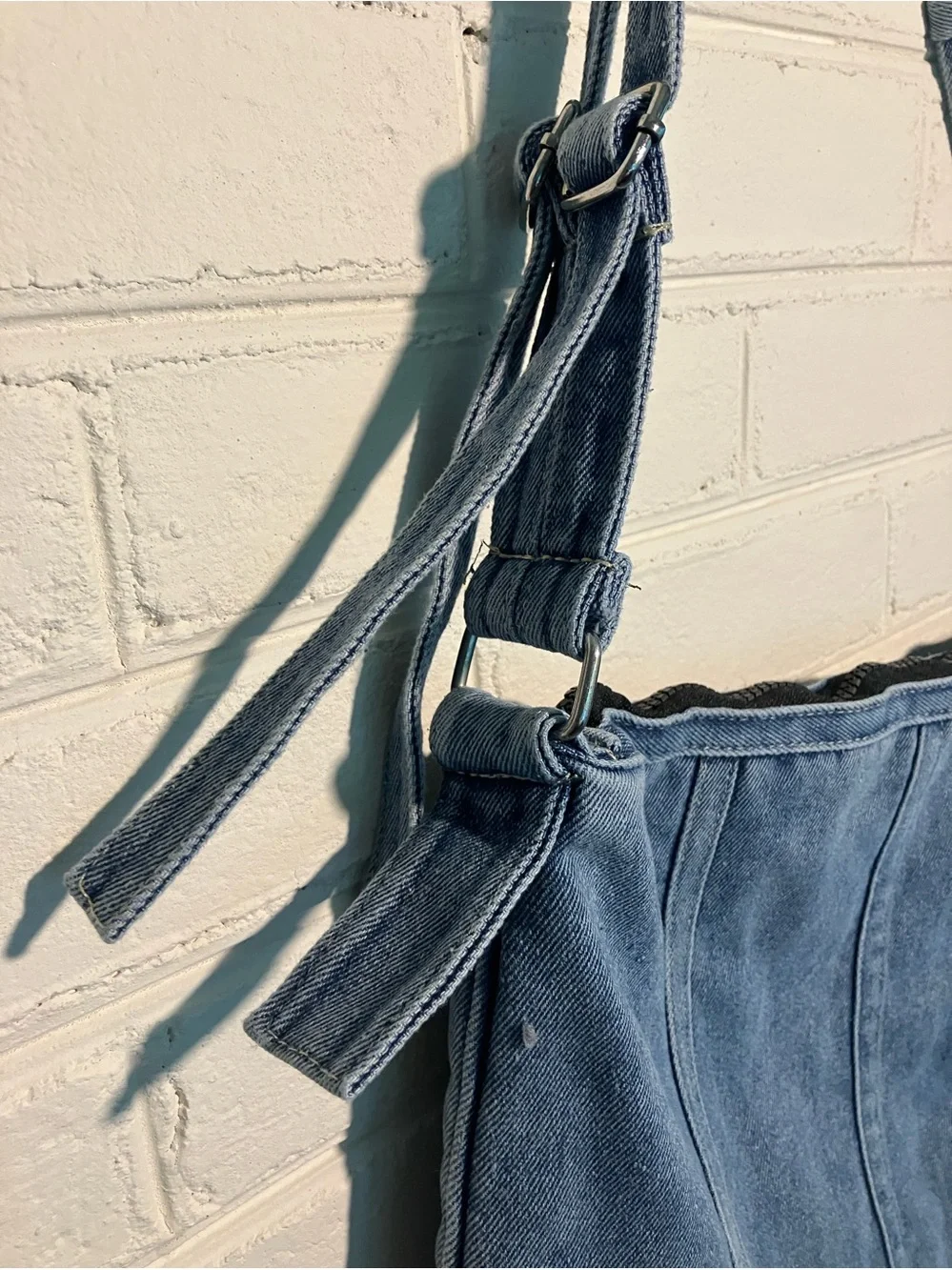 Unbranded denim crossbody